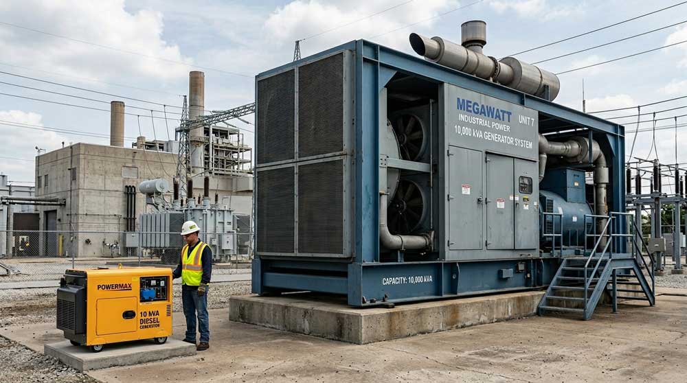 Altid et Generatoranlæg der matcher dit behov. Fra 10 - 10.000 kVA